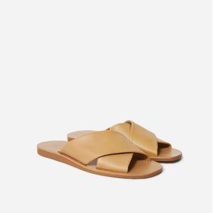 Everlane, Great Condition Crossover Sandal, Light Taupe, Size 6